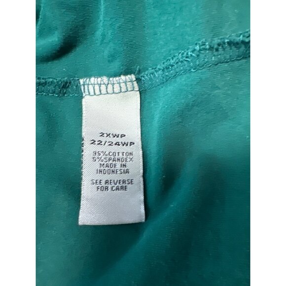 Catherines Womens Petite Long Sleeve V-Neck Snowman Holiday Top Size 2XWP - Picture 7 of 9